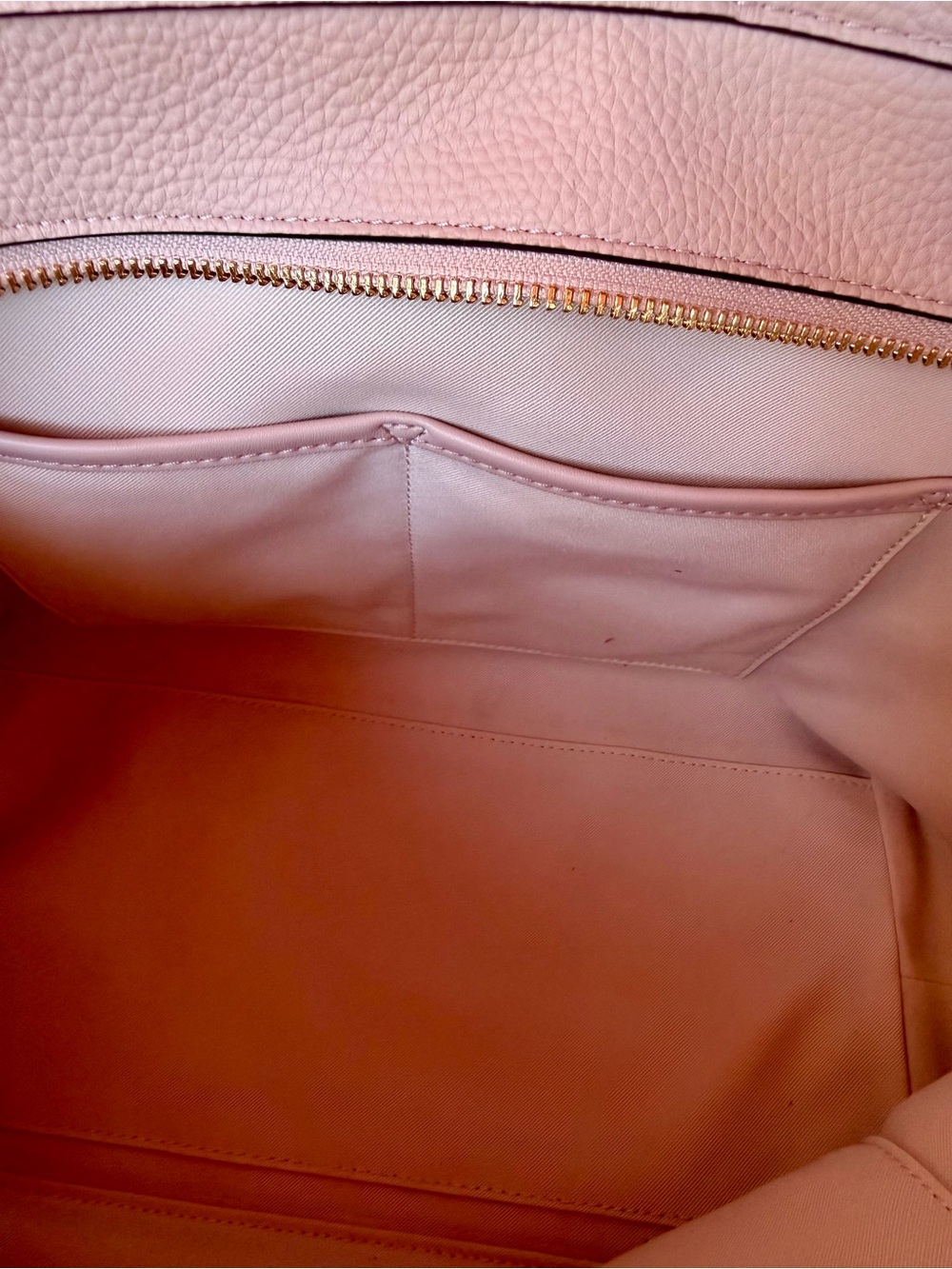 Michael Kors Light Pink Quilted Tote with Gold-Tone Accents - Picture 10 of 12